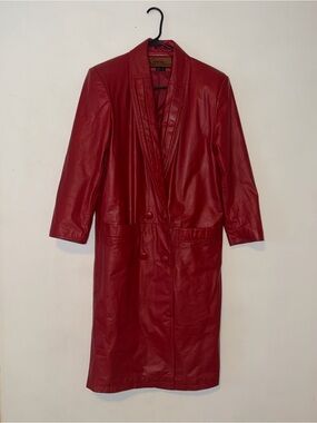 Vintage cayenne leather jacket